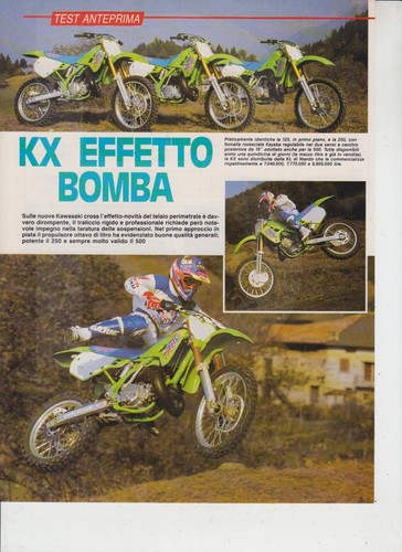 Advertising test moto kawasaki - test,